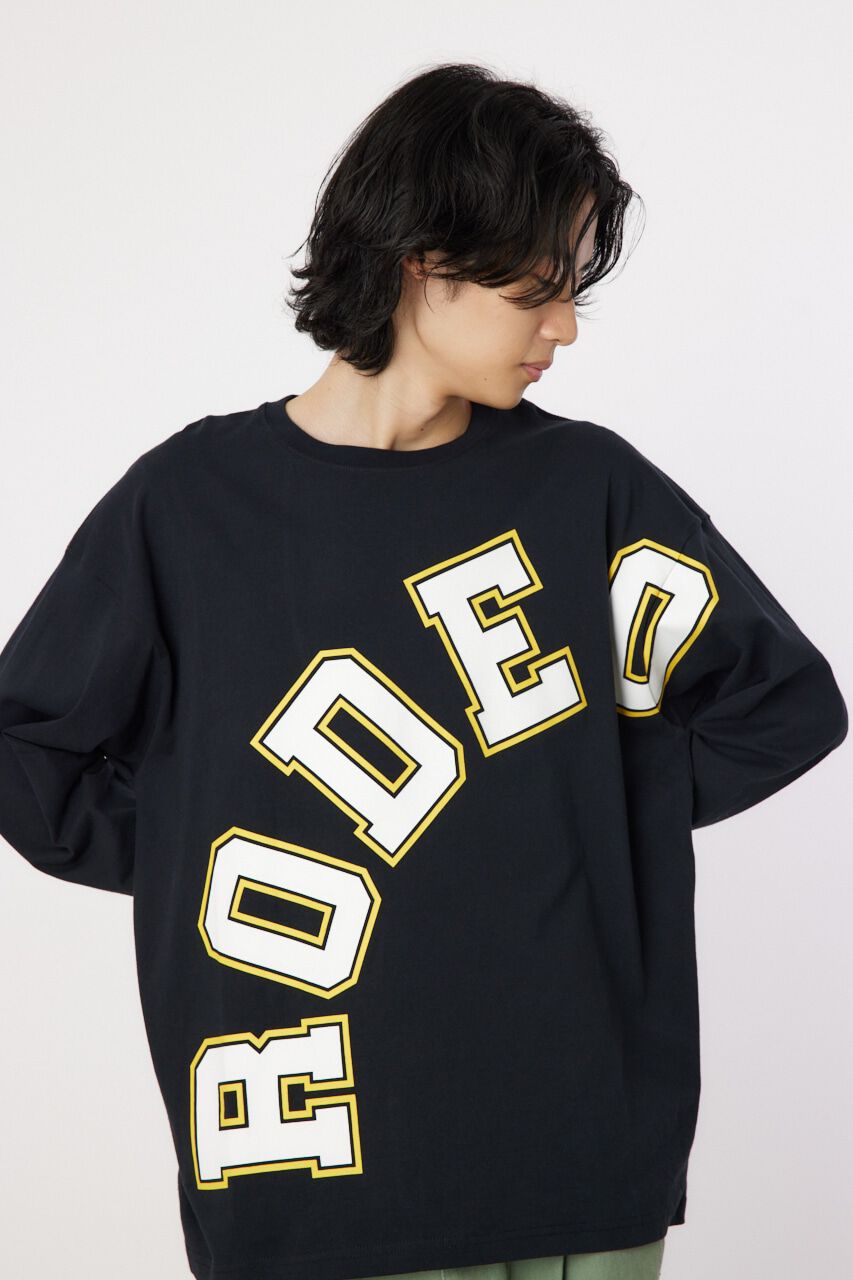RODEO CROWNS「Bent Logo ロングスリーブTシャツ」|Tシャツ・カットソー|BLK