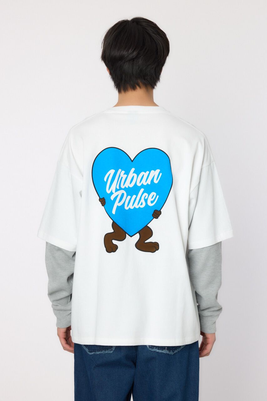 RODEO CROWNS「ハートパネルレイヤードロングスリーブTシャツ」|Tシャツ・カットソー|