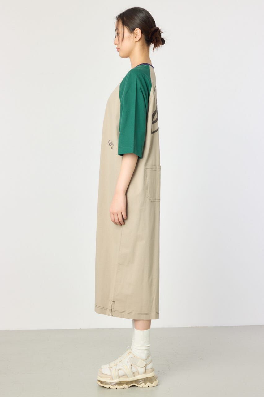 RODEO CROWNS「ラグランカラーステッチワンピース」|ワンピース|
