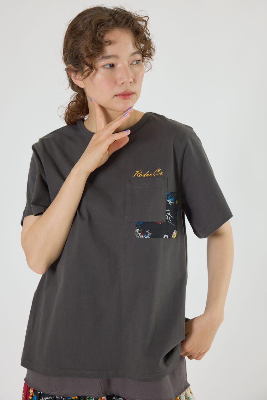 RODEO CROWNS「バックリボンアロハTシャツ」|Tシャツ・カットソー|