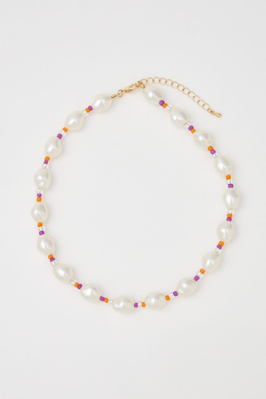 RODEO CROWNS「フェイクパールビーズネックレス」|ネックレス|Multi_1