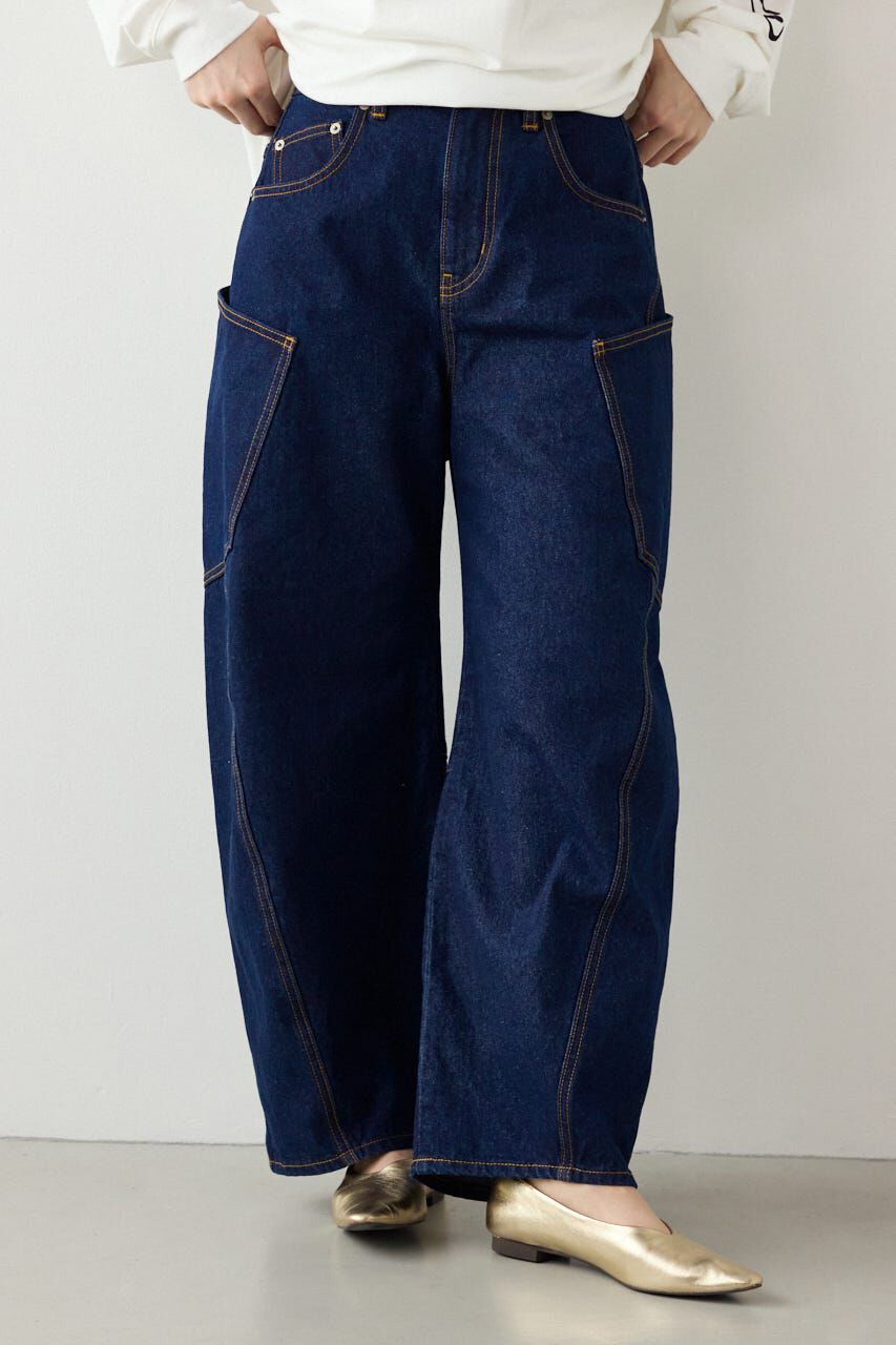 RODEO CROWNS「ビッグポケットバルーンデニム」|デニム|One Wash1