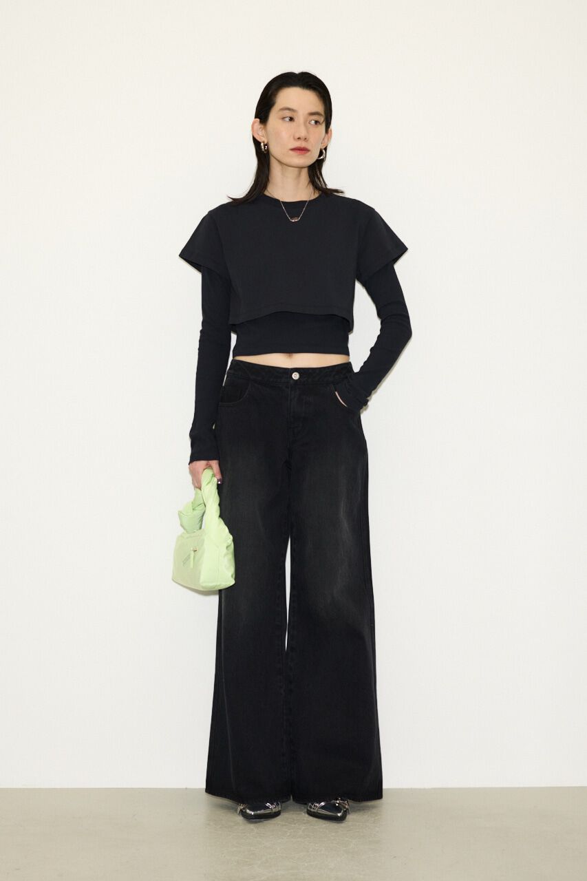 SLY「2P LAYERED トップス」|Tシャツ・カットソー|