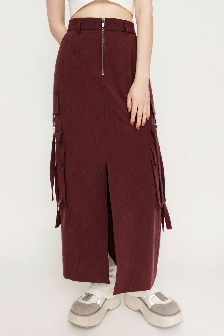 SLY「FRONT ZIP CARGO スカート」|スカート|