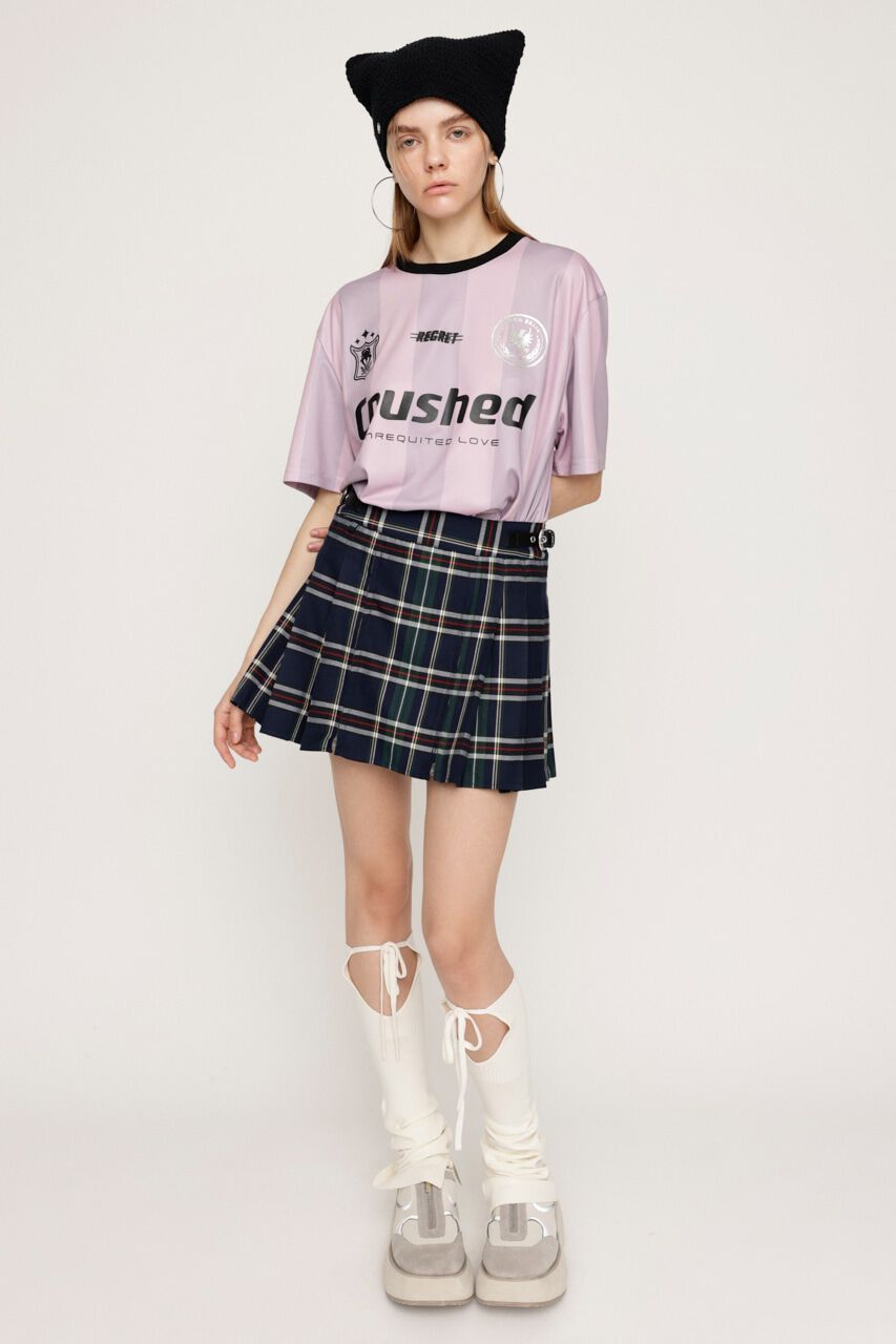 SLY「OPEN ZIP PLEATS ショートスカート」|スカート|