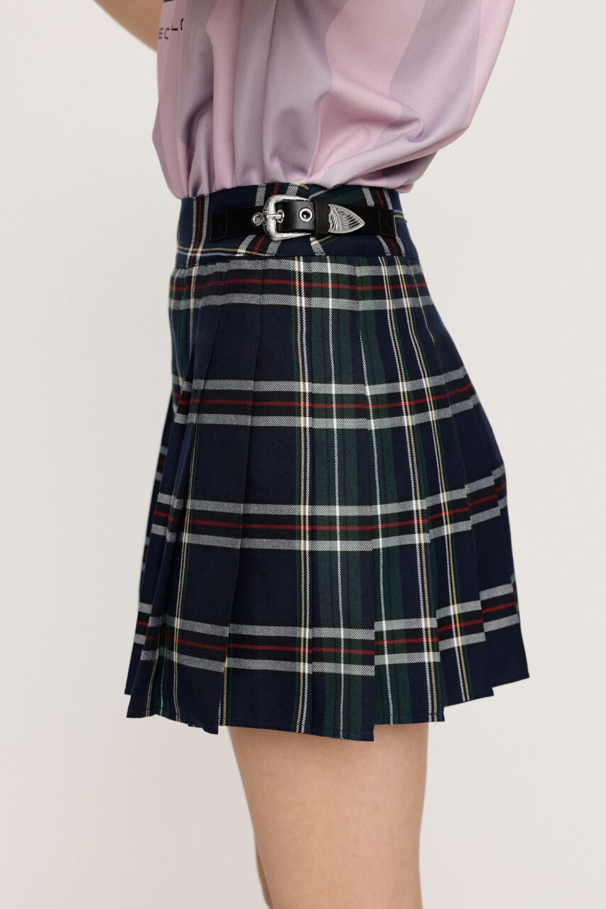 SLY「OPEN ZIP PLEATS ショートスカート」|スカート|