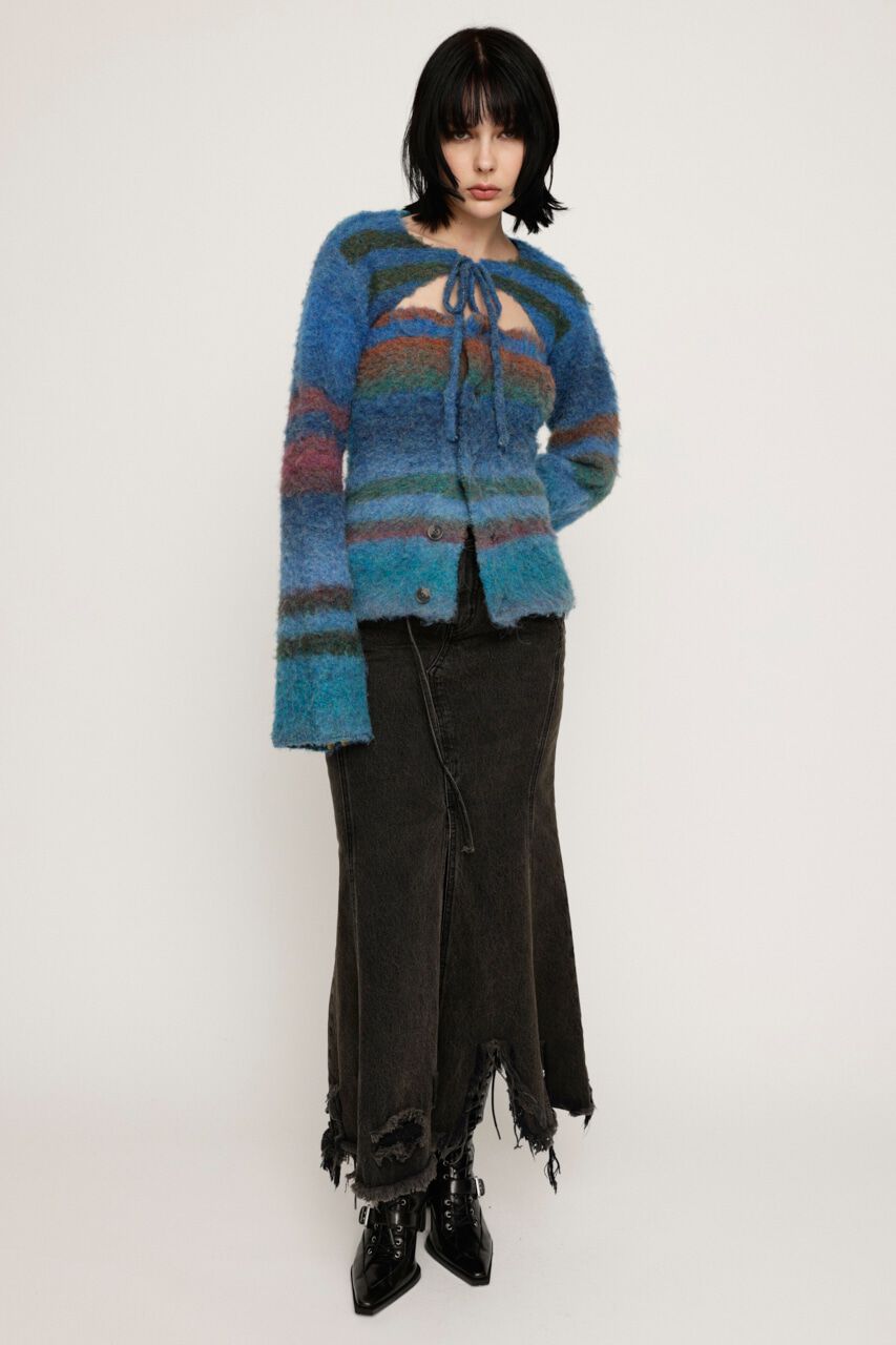 SLY「GRADATION BOUCLE 2P トップス」|ニット・セーター|