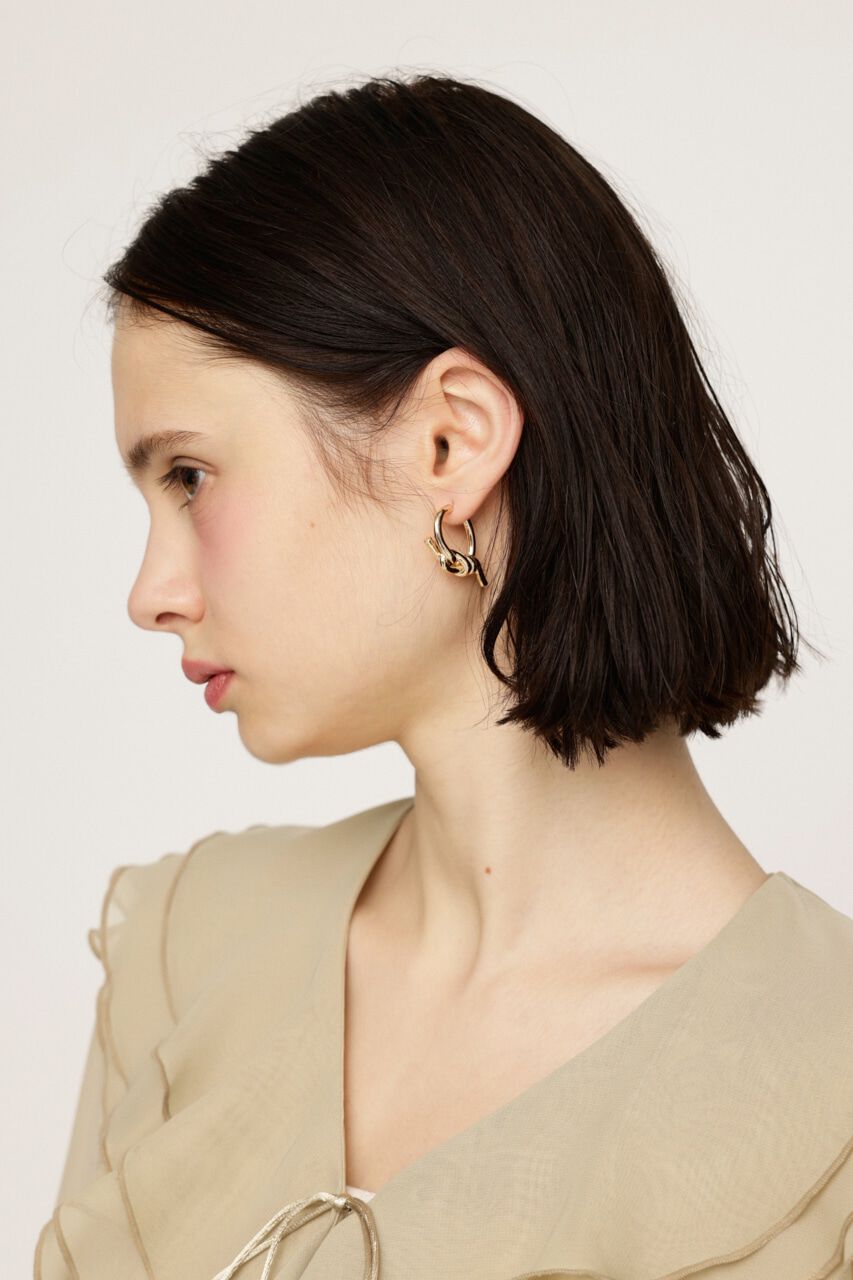 SLY「KNOT HOOP ピアス」|ピアス|