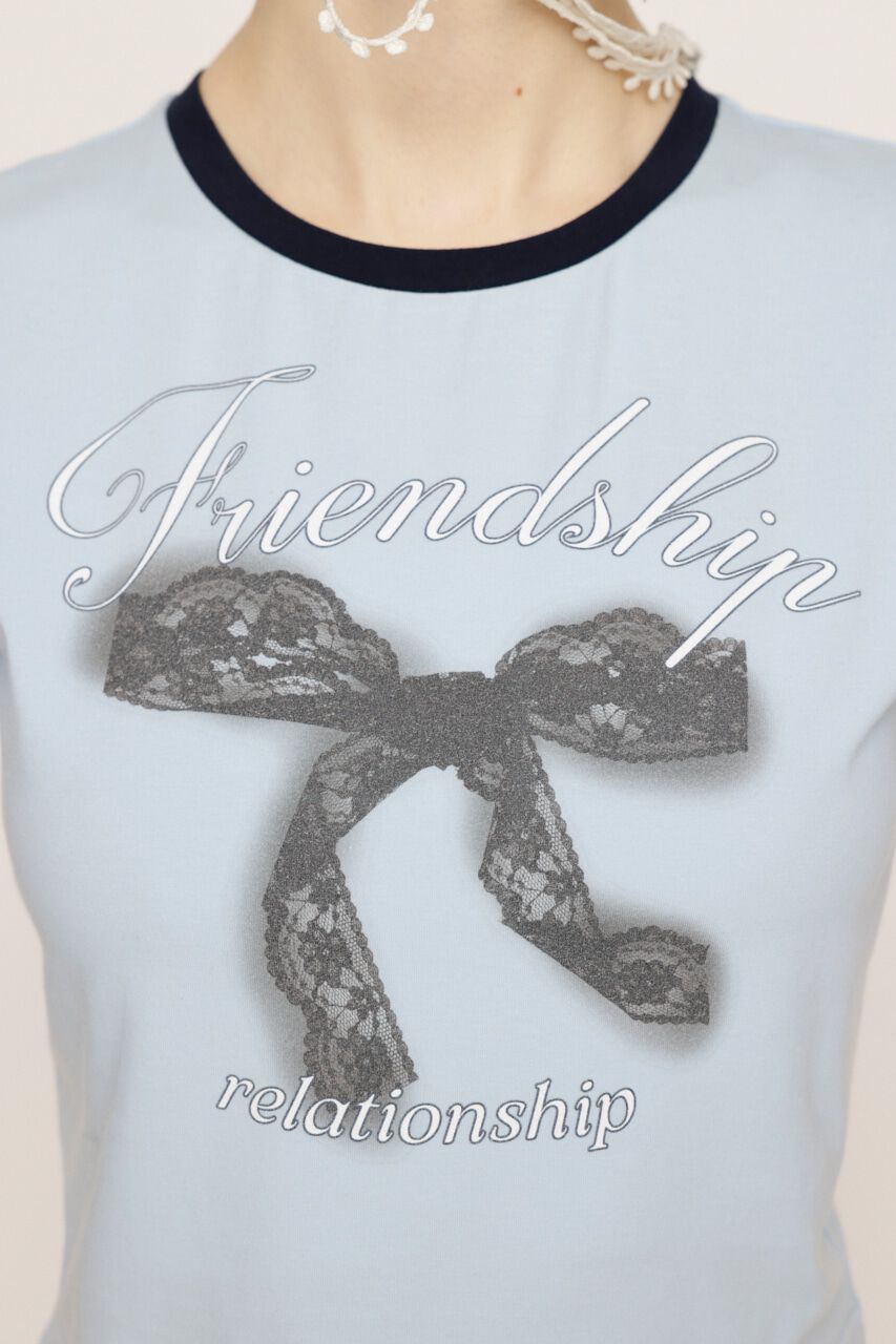 SLY「RIBBON COMPACT Tシャツ」|Tシャツ・カットソー|