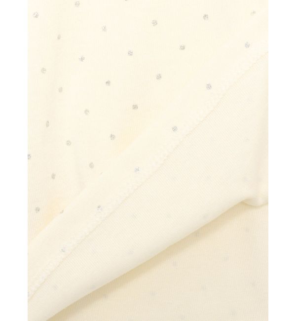 CALNAMUR「ラメドットフレアスリーブトップス」|Tシャツ・カットソー|