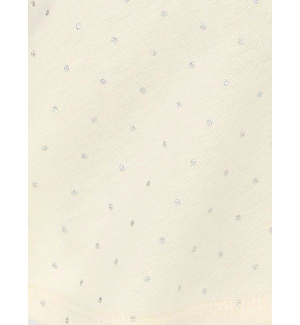 CALNAMUR「ラメドットフレアスリーブトップス」|Tシャツ・カットソー|