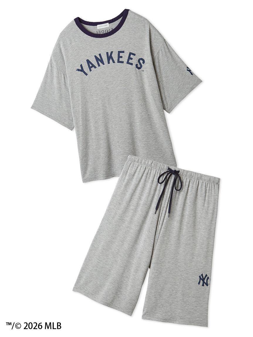 SNIDEL HOME「【メンズ】【MLB】Tシャツセットアップ」|ルームウェア|GRY