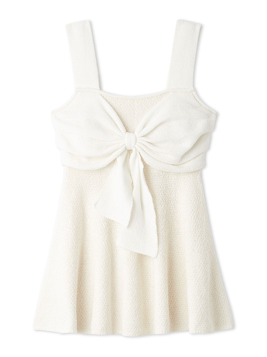 SNIDEL HOME「リボンツイードチュニック」|ルームウェア|