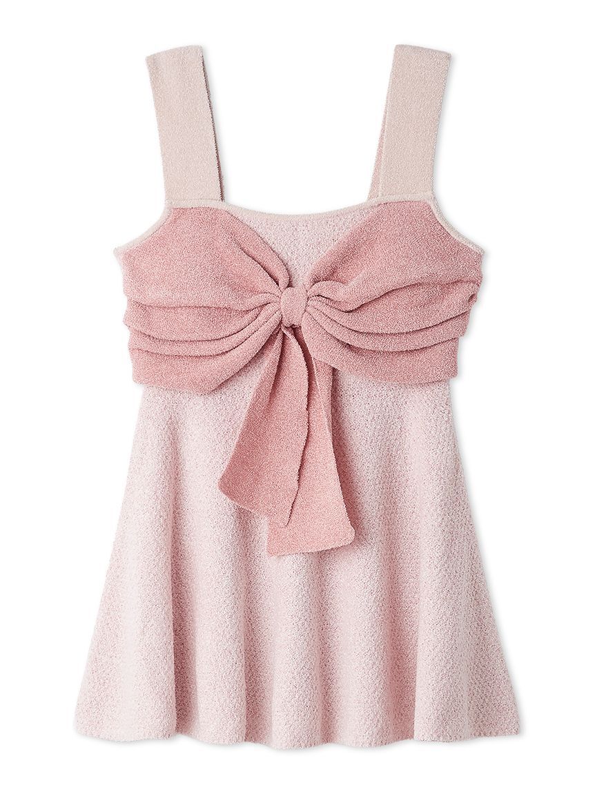 SNIDEL HOME「リボンツイードチュニック」|ルームウェア|