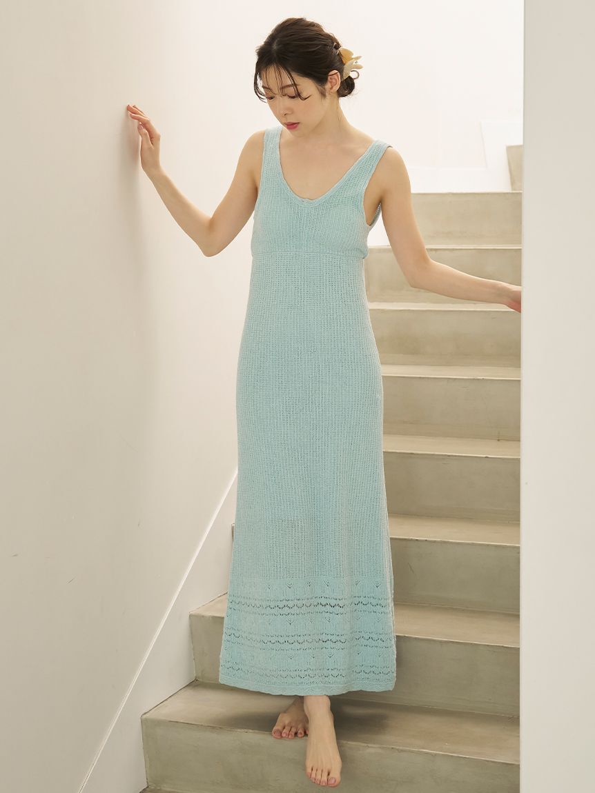 SNIDEL HOME「クロシェワンピース」|ルームウェア|LBLU