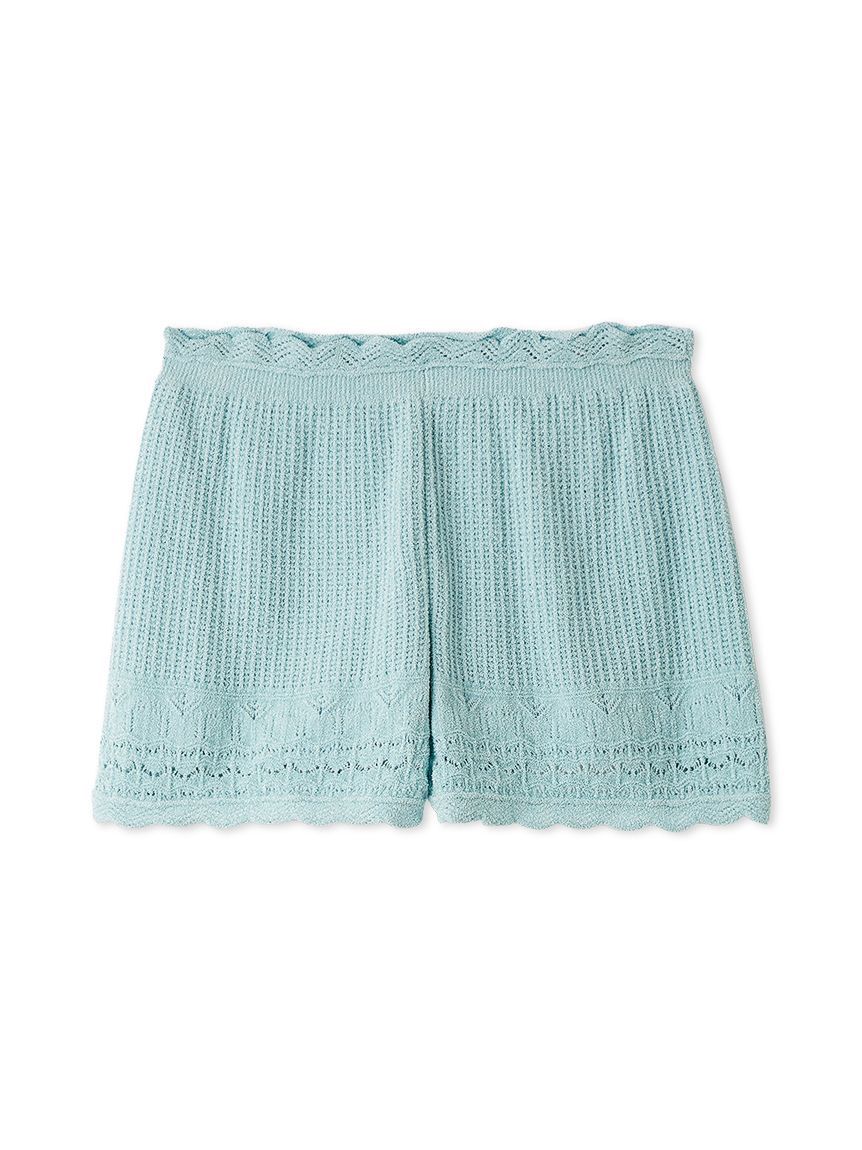 SNIDEL HOME「クロシェショートパンツ」|ルームウェア|LBLU