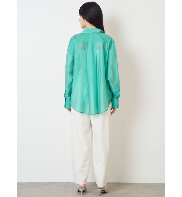 ELENDEEK「SHEER RELAXY SH」|シャツ・ブラウス|
