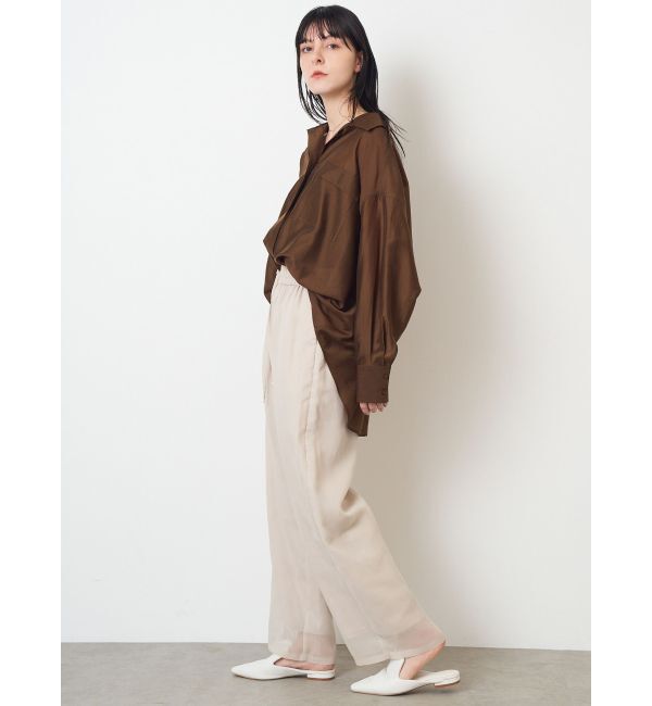 ELENDEEK「SHEER RELAXY SH」|シャツ・ブラウス|