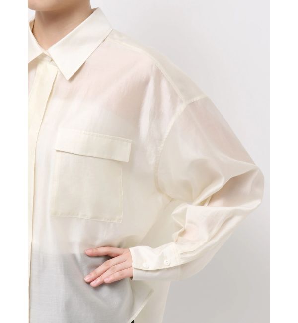 ELENDEEK「SHEER RELAXY SH」|シャツ・ブラウス|