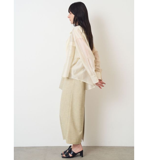 ELENDEEK「SHEER RELAXY SH」|シャツ・ブラウス|