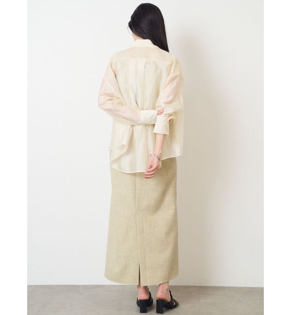 ELENDEEK「SHEER RELAXY SH」|シャツ・ブラウス|