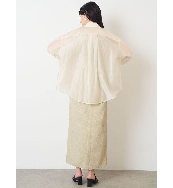 ELENDEEK「SHEER RELAXY SH」|シャツ・ブラウス|