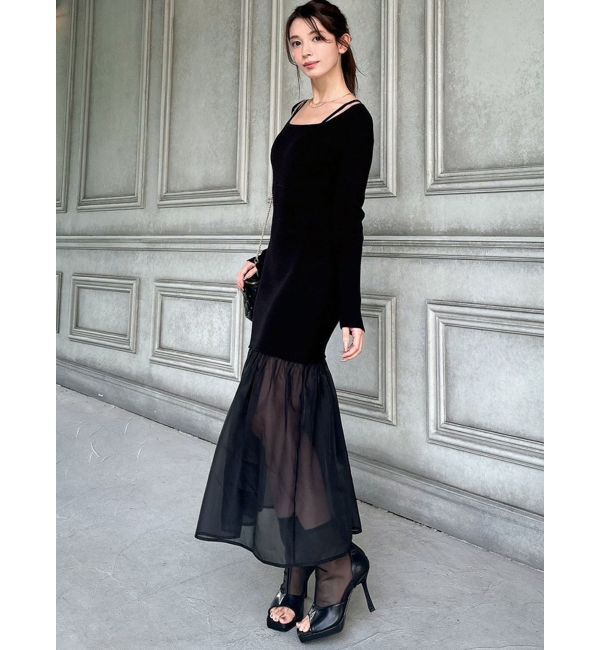 RESEXXY「ヘムシアーマーメイドニットワンピース」|ワンピース|