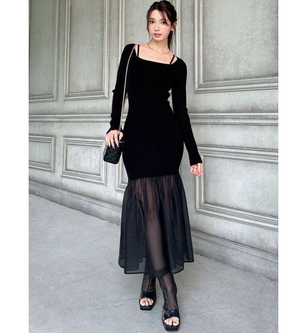 RESEXXY「ヘムシアーマーメイドニットワンピース」|ワンピース|