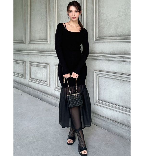 RESEXXY「ヘムシアーマーメイドニットワンピース」|ワンピース|