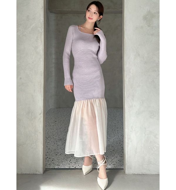 RESEXXY「ヘムシアーマーメイドニットワンピース」|ワンピース|