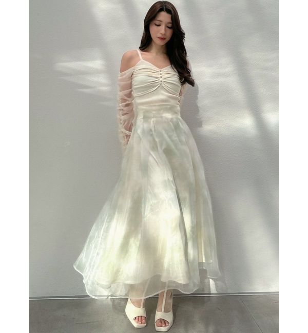 RESEXXY「グロッシーマーブルフレアスカート」|スカート|