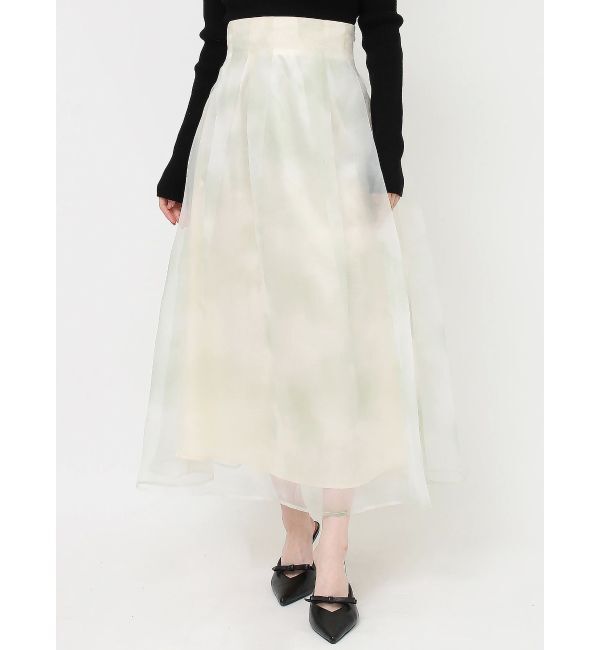 RESEXXY「グロッシーマーブルフレアスカート」|スカート|
