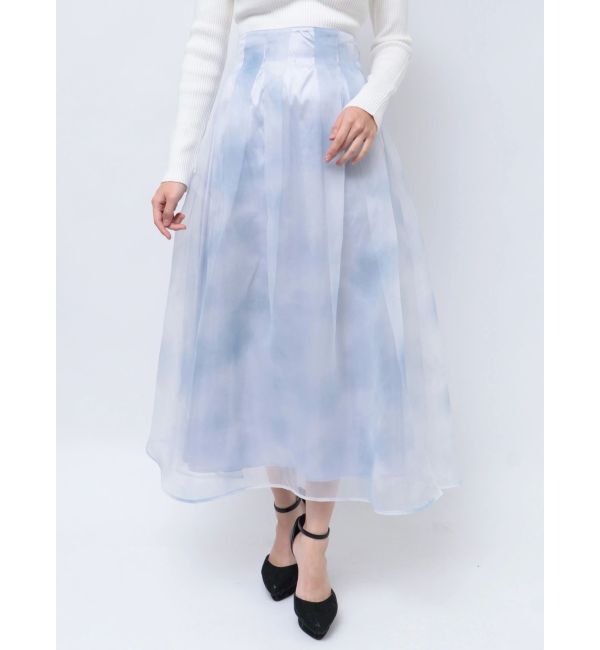 RESEXXY「グロッシーマーブルフレアスカート」|スカート|