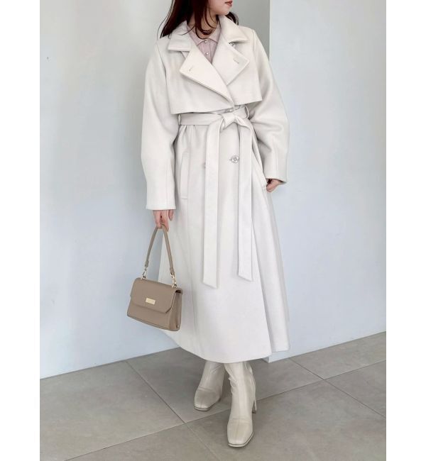 dazzlin「2WAYカラーレディコート」|トレンチコート|