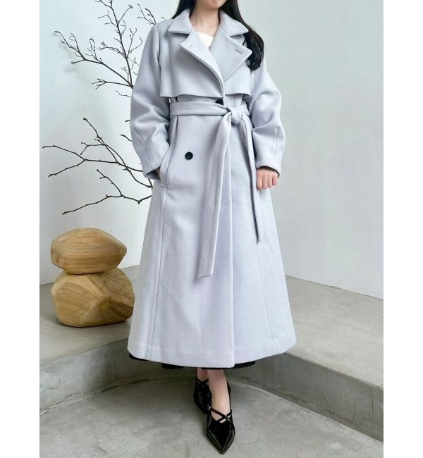 dazzlin「2WAYカラーレディコート」|トレンチコート|