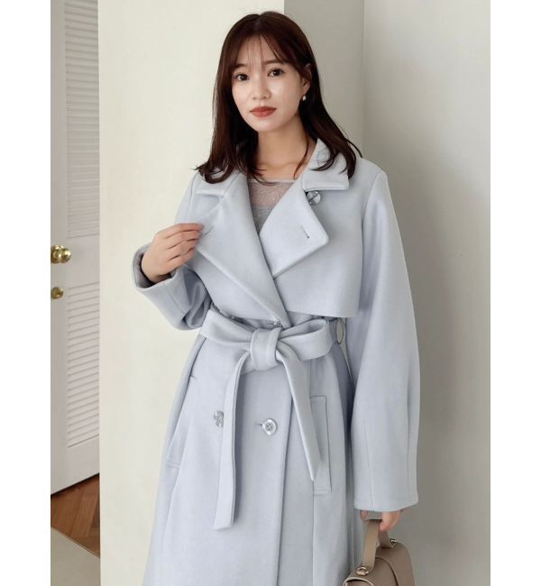 dazzlin「2WAYカラーレディコート」|トレンチコート|