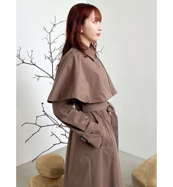 dazzlin「【藤井サチコラボ】ケープ付2WAYトレンチコート」|トレンチコート|