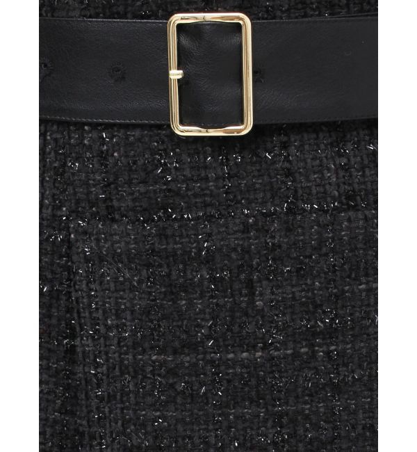 dazzlin「【WEB限定カラーあり】サイドタックベルトフレアスカート」|スカート|