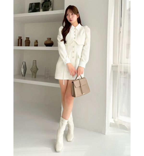 dazzlin「アンクルベルトミドルブーツ」|ロングブーツ|