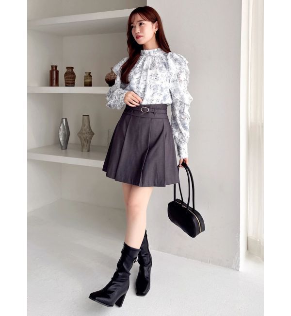 dazzlin「アンクルベルトミドルブーツ」|ロングブーツ|