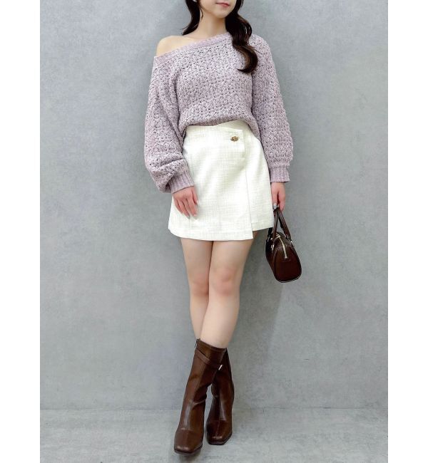 dazzlin「アンクルベルトミドルブーツ」|ロングブーツ|