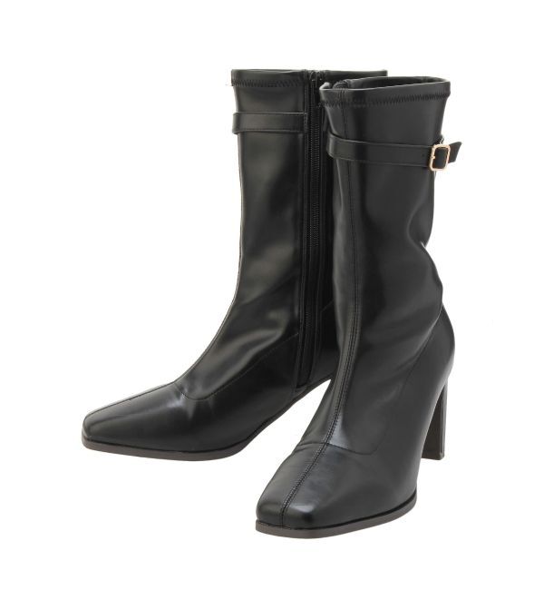 dazzlin「アンクルベルトミドルブーツ」|ロングブーツ|