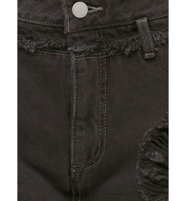 EMODA「レイヤーリップドデニムミニスカート」|スカート|