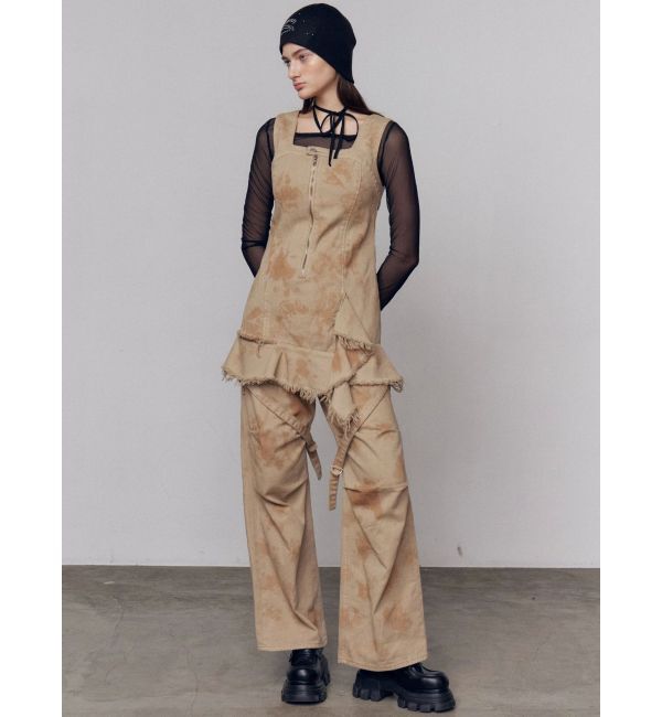 EMODA「カーゴベルトルーズジーンズ」|デニム|