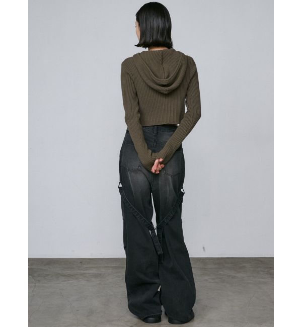 EMODA「カーゴベルトルーズジーンズ」|デニム|