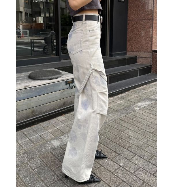 EMODA「カーゴベルトルーズジーンズ」|デニム|