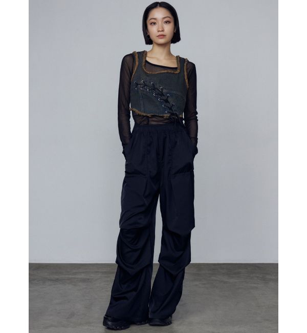 EMODA「カーブレースアップデニムビスチェ」|タンクトップ|