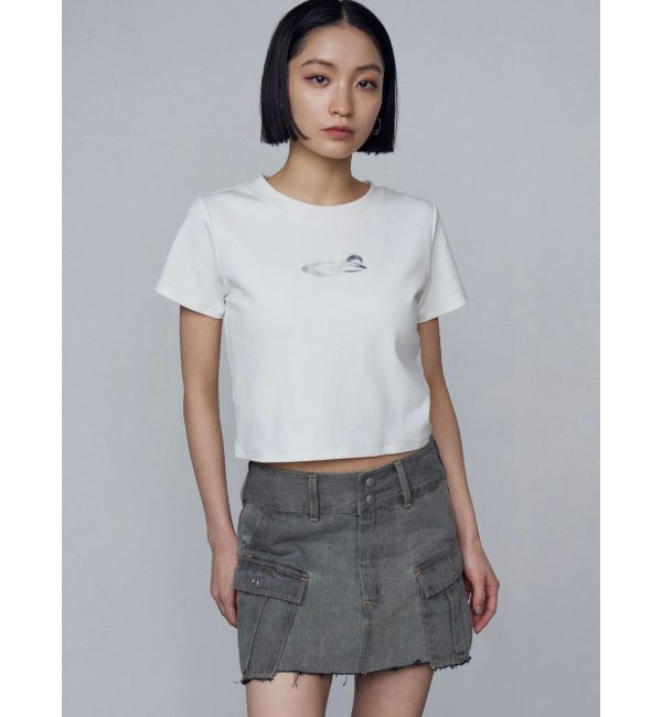 EMODA「ロゴグラデーションミニマルTシャツ」|Tシャツ・カットソー|