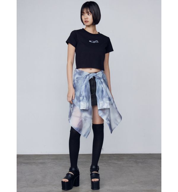 EMODA「ロゴグラデーションミニマルTシャツ」|Tシャツ・カットソー|