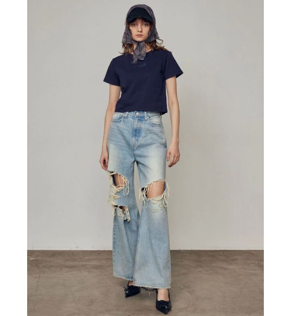 EMODA「ロゴグラデーションミニマルTシャツ」|Tシャツ・カットソー|